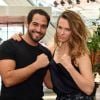 Samy Gharbi et Lorie Pester durant un photocall pour la série "Demain nous appartient" dans le cadre du 58ème Festival de Télévision de Monte Carlo au Grimaldi Forum à Monaco le 16 juin 2018. © Bruno Bebert / Bestimage