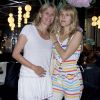 Exclusif - Sarah Poniatowski Lavoine et sa fille Yasmine Lavoine - Soirée d'été sur la terrasse "Secrète" du restaurant du Roch Hotel & Spa à Paris, le 20 juin 2018. ©Julio Piatti