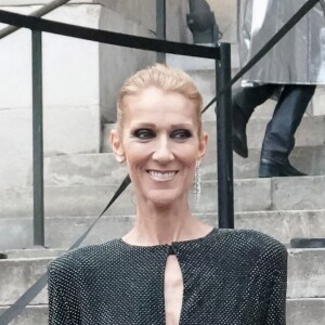 Céline Dion quitte l'hôtel De Crillon pour se rendre au Grand Palais et assister au défilé Haute Couture printemps-été 2019 "Alexandre Vauthier". Paris, le 22 janvier 2019.