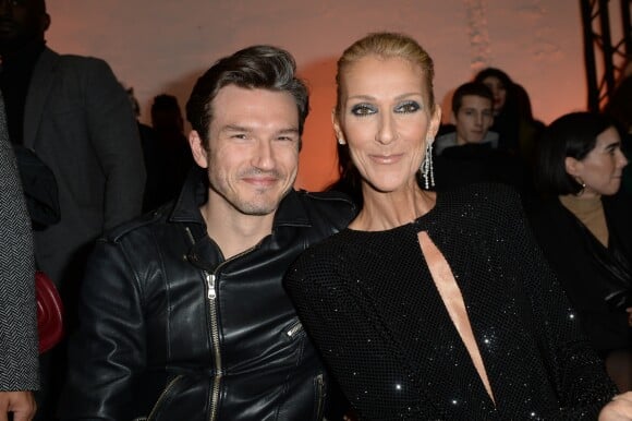 Céline Dion et Pepe Munoz au défilé de mode Haute-Couture printemps-été 2019 "Alexandre Vauthier" à Paris. Le 22 janvier 2019 © CVS-Veeren / Bestimage