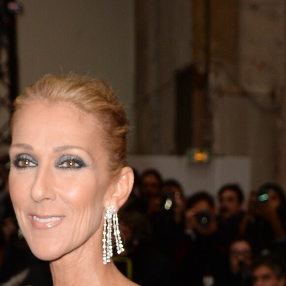 Céline Dion et Pepe Munoz au défilé de mode Haute-Couture printemps-été 2019 "Alexandre Vauthier" à Paris. Le 22 janvier 2019 © CVS-Veeren / Bestimage
