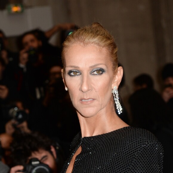 Céline Dion au défilé de mode Haute-Couture printemps-été 2019 "Alexandre Vauthier" à Paris. Le 22 janvier 2019 © CVS-Veeren / Bestimage  People at the Alexandre Vauthier fashion show in Paris. On january 22th 201922/01/2019 - Paris