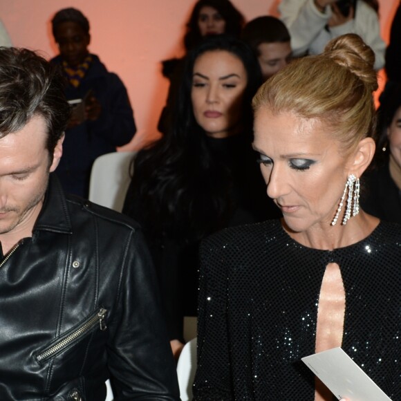 Céline Dion, Pepe Munoz au défilé de mode Haute-Couture printemps-été 2019 "Alexandre Vauthier" à Paris. Le 22 janvier 2019 © CVS-Veeren / Bestimage  People at the Alexandre Vauthier fashion show in Paris. On january 22th 201922/01/2019 - Paris