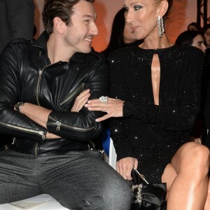 Céline Dion, Pepe Munoz au défilé de mode Haute-Couture printemps-été 2019 "Alexandre Vauthier" à Paris. Le 22 janvier 2019 © CVS-Veeren / Bestimage  People at the Alexandre Vauthier fashion show in Paris. On january 22th 201922/01/2019 - Paris