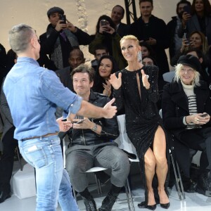 Alexandre Vauthier, Céline Dion, Pepe Munoz, Ellen von Unwerth au défilé de mode Haute-Couture printemps-été 2019 "Alexandre Vauthier" à Paris. Le 22 janvier 2019 © CVS-Veeren / Bestimage  People at the Alexandre Vauthier fashion show in Paris. On january 22th 201922/01/2019 - Paris