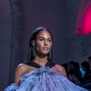 Cindy Bruna - People au défilé de mode Haute-Couture printemps-été 2019 "Jean Paul Gaultier" à Paris. Le 23 janvier 2019 © Olivier Borde / Bestimage People at the Jean Paul Gaultier fashion show in Paris. On january 23rd 201923/01/2019 - Paris