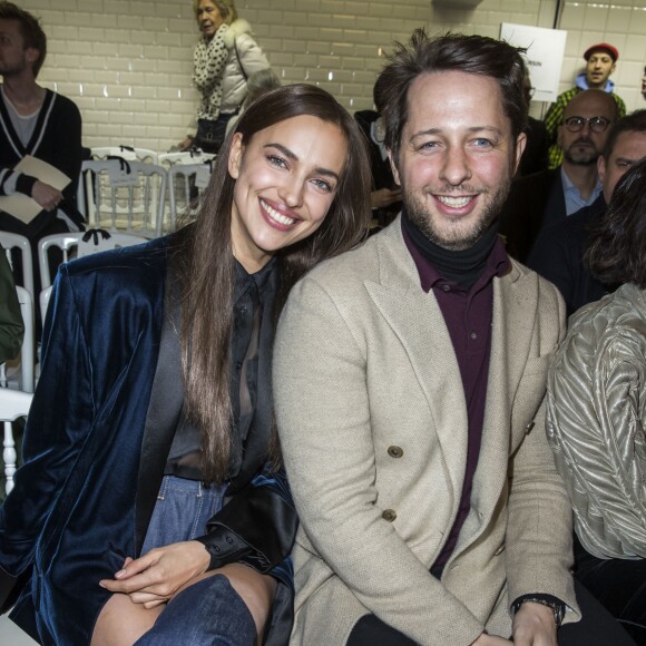 Irina Shayk et Derek Blasberg - People au défilé de mode Haute-Couture printemps-été 2019 "Jean Paul Gaultier" à Paris. Le 23 janvier 2019 © Olivier Borde / Bestimage People at the Jean Paul Gaultier fashion show in Paris. On january 23rd 201923/01/2019 - Paris