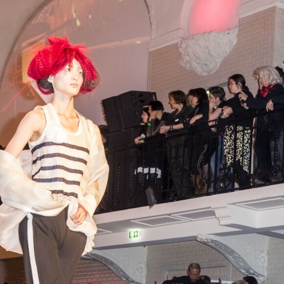 Gilles Dufour, Catherine Deneuve, Irina Shayk, Derek Blasberg, Kat Graham et Line Renaud - People au défilé de mode Haute-Couture printemps-été 2019 "Jean Paul Gaultier" à Paris. Le 23 janvier 2019 © Olivier Borde / Bestimage People at the Jean Paul Gaultier fashion show in Paris. On january 23rd 201923/01/2019 - Paris