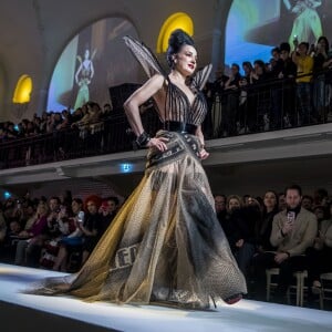 Dita Von Tesse - People au défilé de mode Haute-Couture printemps-été 2019 "Jean Paul Gaultier" à Paris. Le 23 janvier 2019 © Olivier Borde / Bestimage