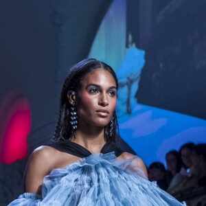 Cindy Bruna - People au défilé de mode Haute-Couture printemps-été 2019 "Jean Paul Gaultier" à Paris. Le 23 janvier 2019 © Olivier Borde / Bestimage People at the Jean Paul Gaultier fashion show in Paris. On january 23rd 201923/01/2019 - Paris