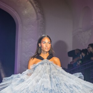 Cindy Bruna - People au défilé de mode Haute-Couture printemps-été 2019 "Jean Paul Gaultier" à Paris. Le 23 janvier 2019 © Olivier Borde / Bestimage People at the Jean Paul Gaultier fashion show in Paris. On january 23rd 201923/01/2019 - Paris