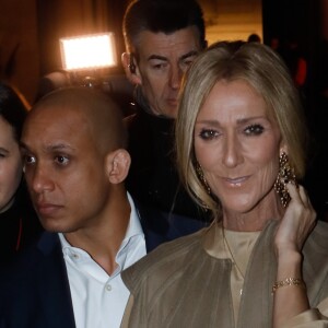 Céline Dion et Pepe Munoz arrivent au défilé de mode Haute-Couture printemps-été 2019 Valentino à l'hôtel Salomon de Rotschild à Paris le 23 janvier 2019. © Veeren-CVS/Bestimage