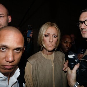Céline Dion et Pepe Munoz arrivent au défilé de mode Haute-Couture printemps-été 2019 Valentino à l'hôtel Salomon de Rotschild à Paris le 23 janvier 2019. © Veeren-CVS/Bestimage
