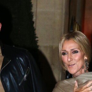 Céline Dion et Pepe Munoz arrivent au défilé de mode Haute-Couture printemps-été 2019 Valentino à l'hôtel Salomon de Rotschild à Paris le 23 janvier 2019. © Veeren-CVS/Bestimage