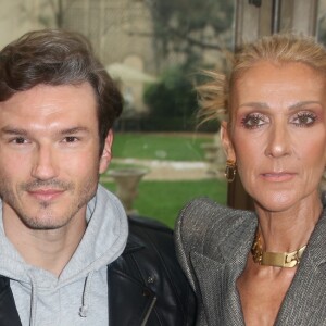 Céline Dion et Pepe Munoz au défilé RVDK Ronald Van Der Kemp Haute Couture à Paris, le 23 janvier 2019