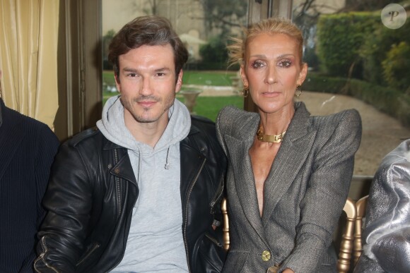 Céline Dion et Pepe Munoz au défilé RVDK Ronald Van Der Kemp Haute Couture à Paris, le 23 janvier 2019