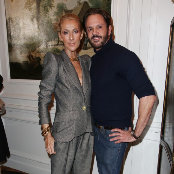 Céline Dion et Pepe Munoz au défilé RVDK Ronald Van Der Kemp Haute Couture à Paris, le 23 janvier 2019