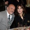 Christian Louboutin et Monica Bellucci à la 17ème édition du "Dîner de la mode du Sidaction" au Pavillon d'Armenonville à Paris, France, le 24 janvier 2019. Depuis 2003, ce dîner permet de montrer l'engagement indéfectible du monde de la mode en faveur de la lutte contre le sida. © Rachid Bellak/Bestimage