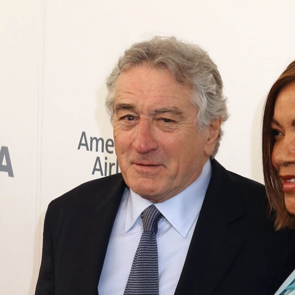 Robert de Niro, invité d'honneur de l'événement, et sa femme Grace Hightower à la 44e soirée Chaplin Award au Lincoln Center à New York, le 8 mai 2017 © Charles Guérin/Bestimage