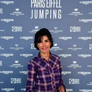 Exclusif - Rachida Dati au Longines Paris Eiffel Jumping au Champ de Mars à Paris, France, le 7 juillet 2018. © Pierre Perusseau/Bestimage