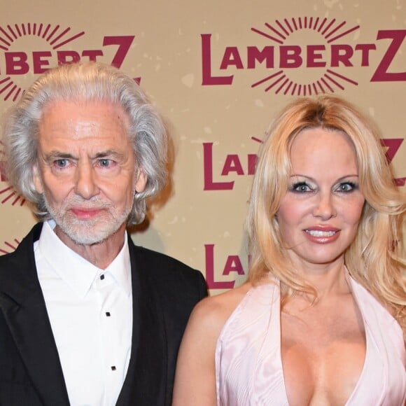 Dr. Hermann Bühlbecker, Pamela Anderson - People à la soirée "Lambertz Monday Night", sous la devise "Rockin Chocolate", à Cologne. Le 28 janvier 2019