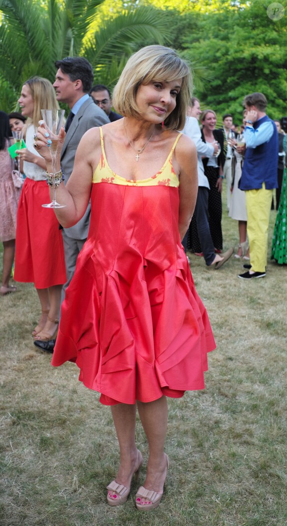 La comtesse Maya von Schönburg lors d'une réception organisée par le prince Charles à Londres, le 30 juin 2015.