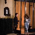 Céline Dion en tournage pour la maison l'Oréal à l'hôtel Plaza Athénée à Paris, France, le 30 janvier 2019.