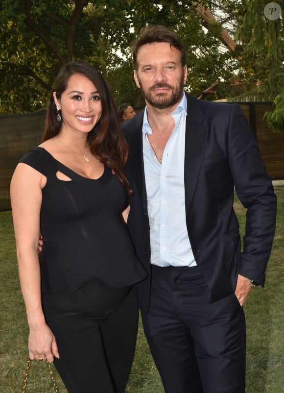 Exclusif - Samuel Le Bihan et sa compagne Angela (Enceinte) - Backstage du Grand concert de Musique classique du 14 juillet au Champs de Mars à Paris. Le 14 juillet 2018 © Guirec-Gorassini-Veeren / Bestimage