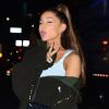 Exclusif - Ariana Grande arrive au Sweetener Experience organisé pour ses fans à New York, le 1er octobre 2018