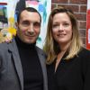 Zinedine Soualem et sa compagne Caroline Faindt au vernissage de l'exposition "Au Coeur Des Villes" de l'artiste C.Faindt au Louvre Factory à Paris le 4 février 2019. © Giancarlo Gorassini/Bestimage