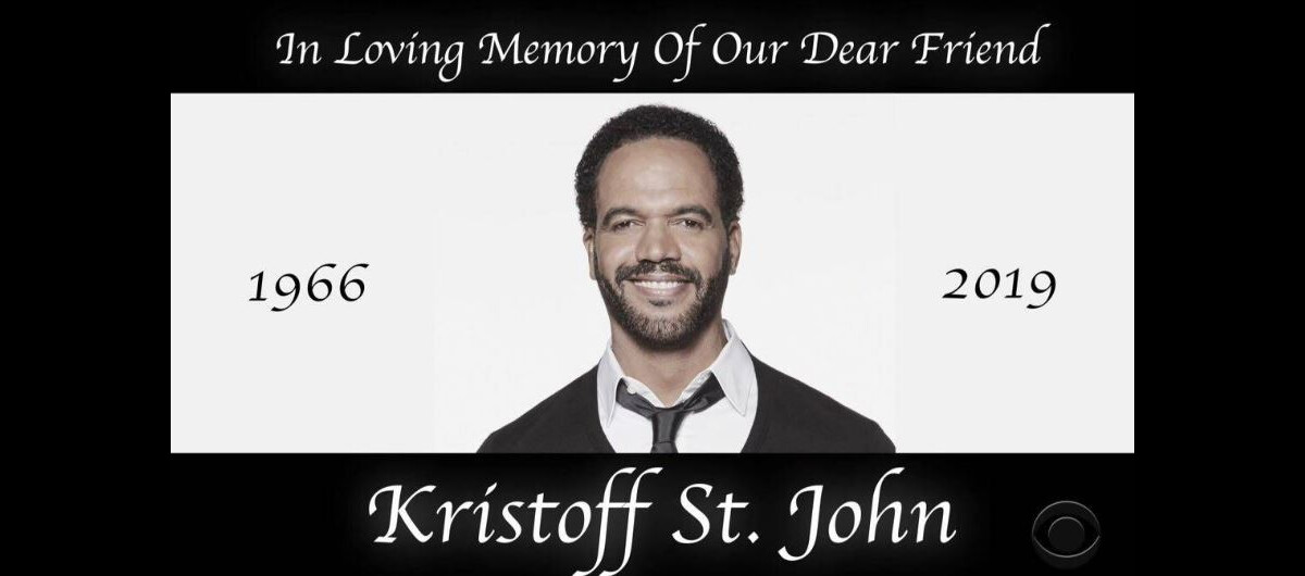Photo : Hommage à Kristoff St. John pour sa dernière apparition dans