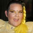 La chanteuse israélienne Netta Barzilai (vainqueur Eurovision 2018) lors des répétitions de sa tournée européenne 2018, à Vienne, Autriche, le 12 novembre 2018.
