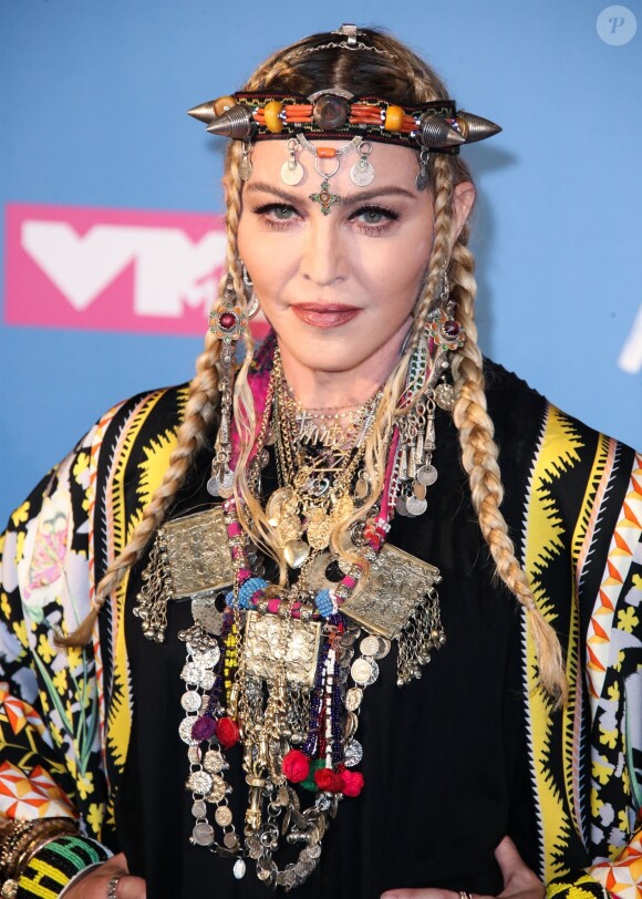 Madonna - Les célébrités assistent 2018 MTV Video Music Awards à New York, le 20 aout 2018.