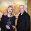 Amanda Lear et Jean-Paul Gaultier lors du vernissage d'Amanda Lear à la Galerie du Passage à Paris, le 6 février 2019 © Julio Piatti/Bestimage