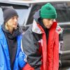 Justin Bieber et sa femme Hailey Baldwin-Bieber sont allés déjeuner au restaurant The Dutch à New York. Leur pasteur C. Lentz les a rejoint. Le 28 janvier 2019