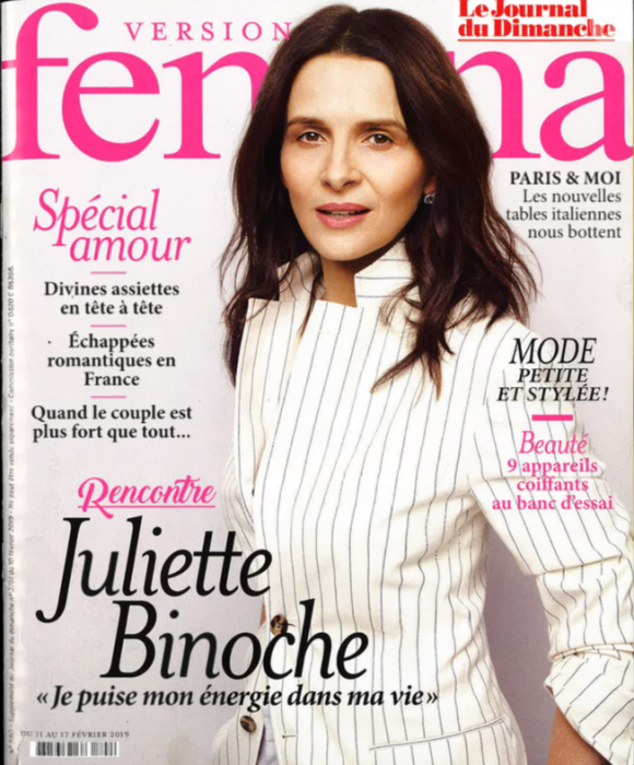 Le magazine Version Femina, supplément du JDD du 10 février 2019