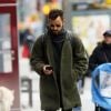 Exclusif - Justin Theroux se promène dans les rues de New York le 11 février 2019.