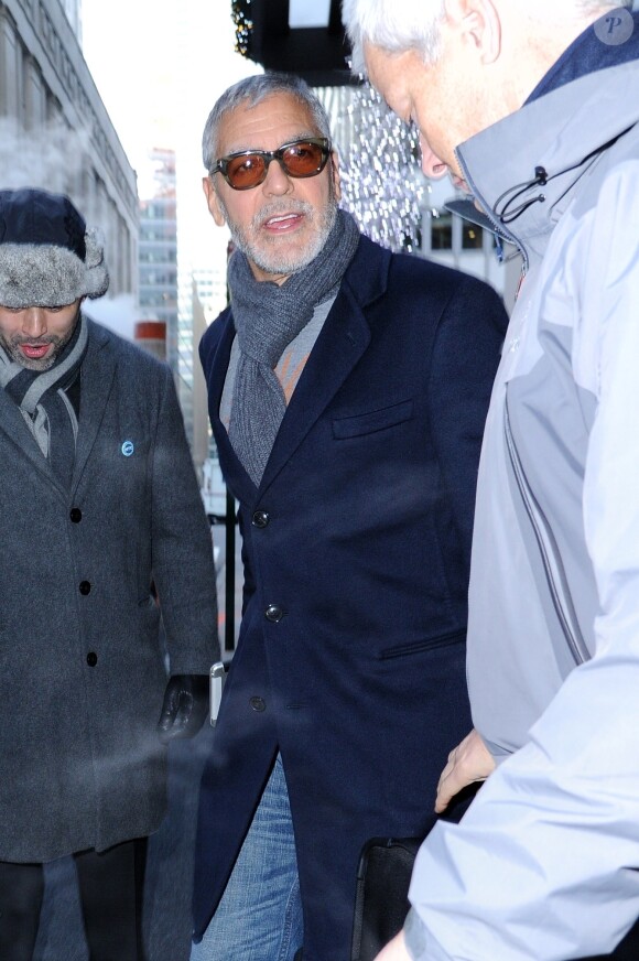 Exclusif - George Clooney à New York le 6 décembre 2018.