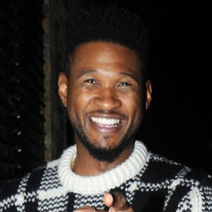 Exclusif - Usher à la sortie du "Chiltern Firehouse" à Londres, le 6 décembre 2018.