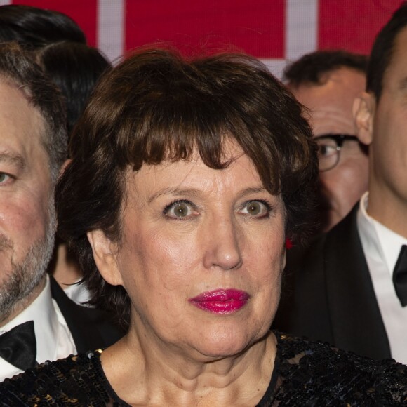 Semi-Exclusif - Roselyne Bachelot - 10ème dîner LINK pour Aides au Pavillon Cambon à Paris, le 3 décembre 2018. © Pierre Perusseau/Bestimage