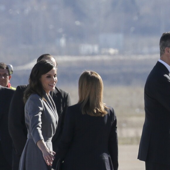 Le roi Felipe VI d'Espagne et la reine Letizia ont décollé le 13 février 2019 de l'aéroport de Madrid-Bajaras pour se rendre au Maroc dans le cadre d'une visite officielle de deux jours.