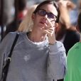 Exclusif - Courteney Cox et Lisa Kudrow sont allées déjeuner entre amies à Beverly Hills. Lee Kudrow, le père de Lisa, est de la partie! Le 22 janvier 2019