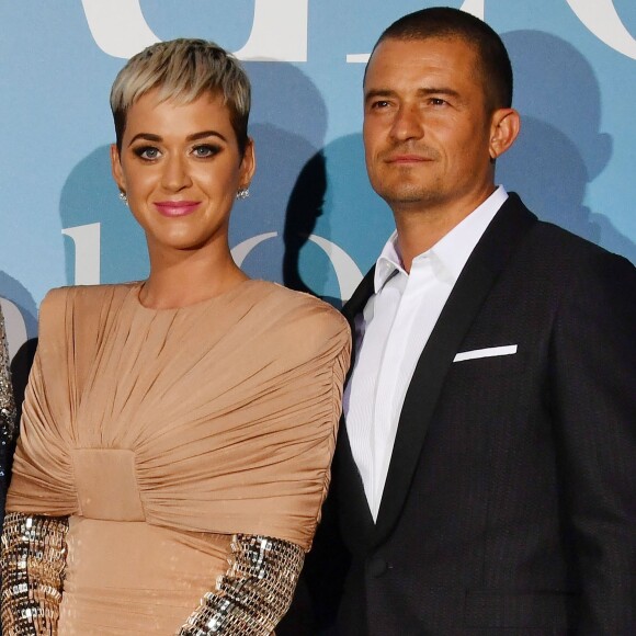 Orlando Bloom et sa compagne Katy Perry lors de la 2ème édition du "Monte-Carlo Gala for the Global Ocean" à l'opéra de Monte-Carlo à Monaco, le 26 septembre 2018. © Bruno Bébert/Bestimage