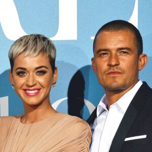 Orlando Bloom et sa compagne Katy Perry lors de la 2ème édition du "Monte-Carlo Gala for the Global Ocean" à l'opéra de Monte-Carlo à Monaco, le 26 septembre 2018. © Bruno Bébert/Bestimage