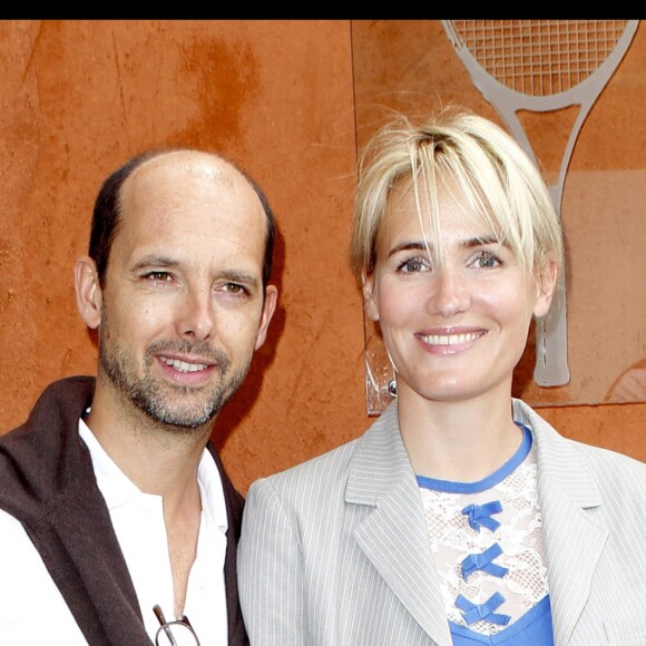 MAURICE BARTHELEMY ET JUDITH GODRECHE - FINALE HOMMES DES INTERNATIONAUX DE FRANCE DE TENNIS DE ROLAND GARROS 2010 MEN'S FINAL OF FRENCH TENNIS OPEN - ROLAND GARROS