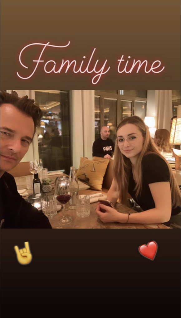 David Hallyday et sa fille Emma Smet - Instagram, vendredi 15 février 2019