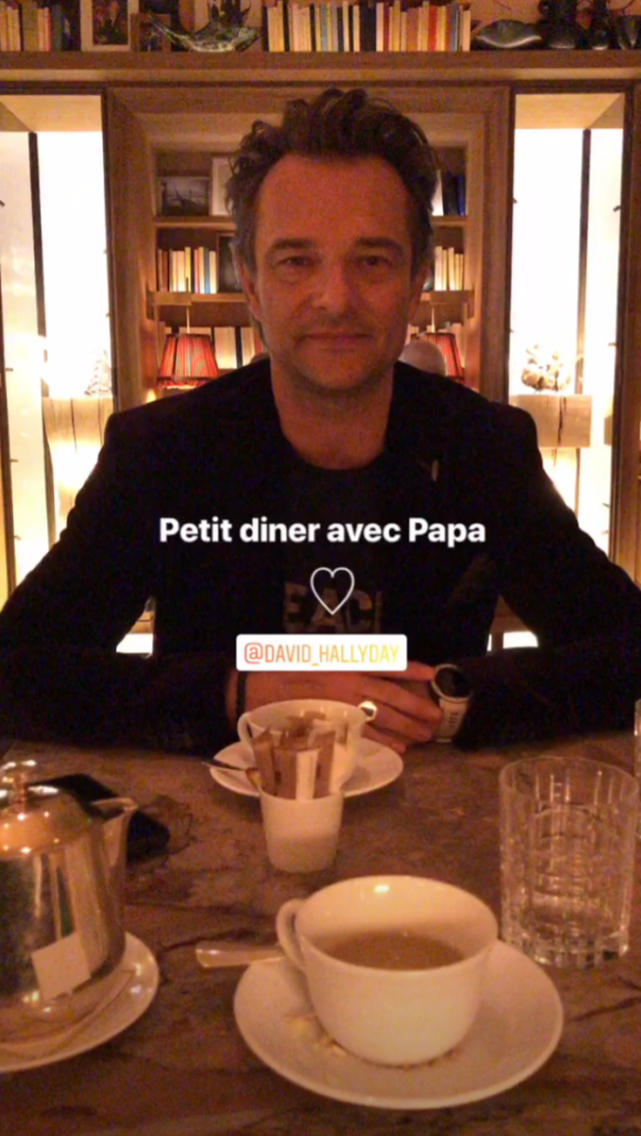 David Hallyday et sa fille Emma Smet - Instagram, 15 février 2019