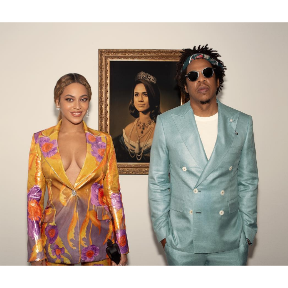 Beyoncé et Jay-Z "s'inclinent" devant Meghan Markl, le 20 février 2019.