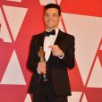 Rami Malek (Oscar du meilleur acteur pour le film "Bohemian Rhapsody") - Pressroom de la 91ème cérémonie des Oscars 2019 au théâtre Dolby à Los Angeles, le 24 février 2019.  Pressroom of the 91st Annual Academy Awards at Dolby theater in Hollywood, Los Angeles, CA, USA, on February 24, 2019.24/02/2019 - Los Angeles