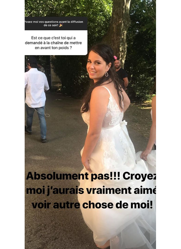 Marlène de "Mariés au premier regard 3" répond aux questions de ses abonnés - Instagram, 25 février 2019